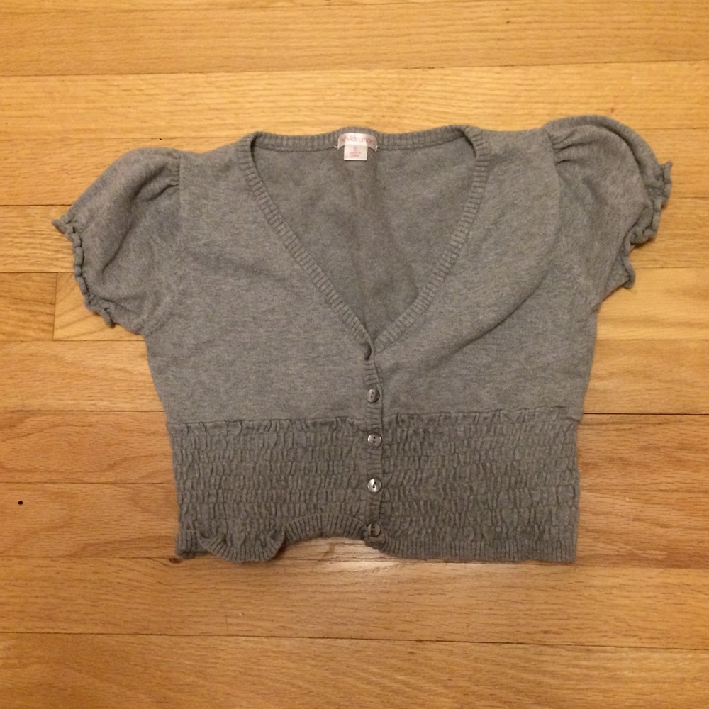 Juniors crop top sweater